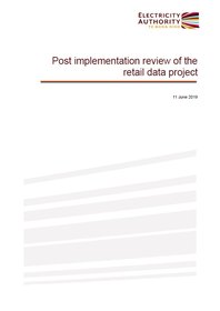 Post implementation review of the retail data project