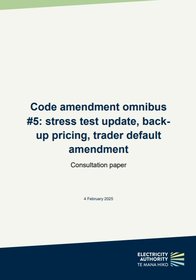 Consultation paper - Code amendment omnibus #5