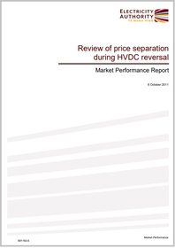 Review of price separation during HVDC removal