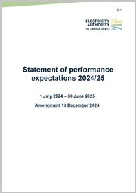 Statement of performance expectations 2024/25 (amended)