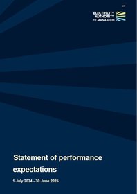 Statement of performance expectations 2024/25